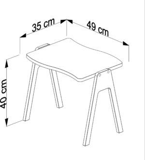 Soof & Tess Couchtisch - Beistelltisch - Modern - Beistelltisch - Braun - Nachttisch - 3er Set