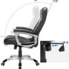 Soof & Tess Luxury Design Manager Bürostuhl - Ergonomischer Chefsessel - Kunstleder - Heavy Duty
