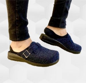 Fullbalance Heat - Hausschuhe - Sabo Hausschuhe - Hausschuhe - Damen und Herren - Dunkelblau - Größe 43
