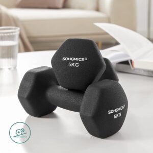 Hantelset - Gewichte - Hantelset - Neoprenhanteln - 2 x 5 kg SYL60BK