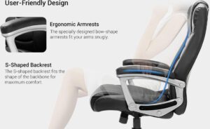 Soof & Tess Luxury Design Manager Bürostuhl - Ergonomischer Chefsessel - Kunstleder - Heavy Duty