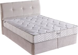 Soof&Tess - Gold Hybrid Matratze - Visco - 7 Zonen - Pocketvering - Stof met Aloë Vera - 160 x 200 cm