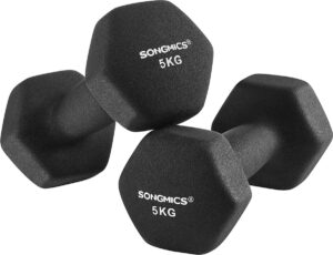 Hantelset - Gewichte - Hantelset - Neoprenhanteln - 2 x 5 kg SYL60BK
