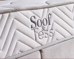 Soof&Tess - Gold Hybrid Matratze - Visco - 7 Zonen - Taschenfederkern - Stoff mit Aloe Vera - 180 x 200 cm