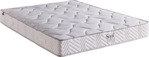 Soof&Tess - Gold Hybrid Matratze - Visco - 7 Zonen - Pocketvering - Stof met Aloë Vera - 160 x 200 cm