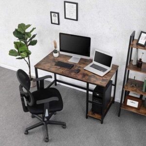 Vasagle - Schreibtisch - Computertisch - Vintage - Schwarz