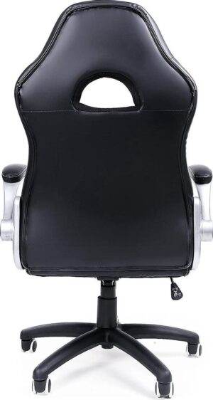 Soof&Tess - Bürostuhl - Bequemer Computerstuhl - höhenverstellbar - klappbare Armlehne - Schwarz