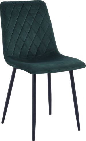Soof & Tess - Esszimmerstuhl Pescara - Metallbeine - Modernes Design - Elegante Samtpolsterung