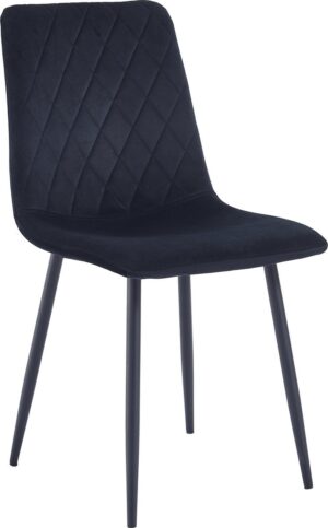 Soof & Tess - Esszimmerstuhl Pescara - 2er Set - Metallbeine - Modernes Design - Elegante Samtpolsterung