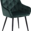 Soof & Tess - Esszimmerstuhl Venezia- 4er-Set - Metallbeine - Samtpolsterung - Modernes Design