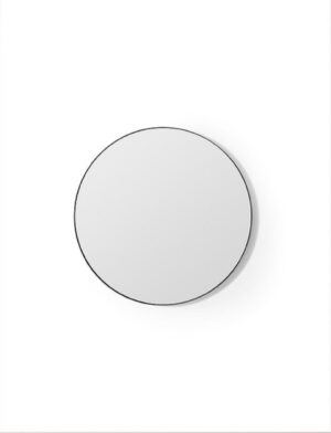 Soph&Tess Spiegel - Luxus-Spiegel - Badezimmer-Spiegel - Modern - Schwarz - Rund - Ø 61 cm